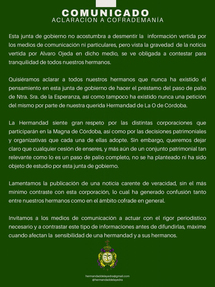 🟢COMUNICADO