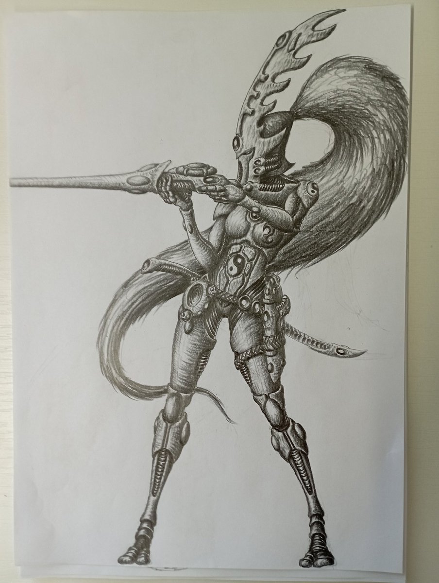 s0ulafein's tweet image. Commission WIP
#WarhammerCommunity #warhammer40k #WarhammerArt #warhammer #eldar