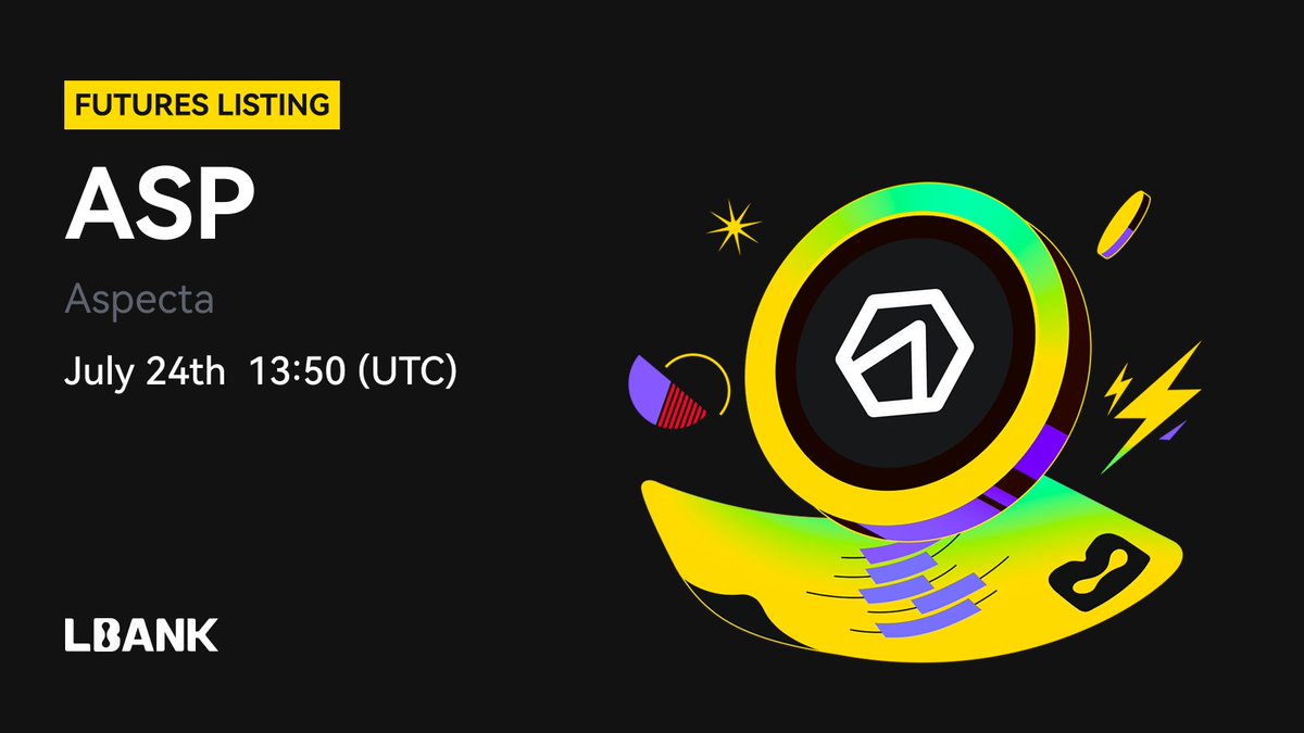LBankFutures's tweet image. 🔥 #LBankFutures New Listing🚀
📜 $ASP perpetual with up to 50x leverage now live on #LBank!
🚀Trade Now: lbank.com/en-US/futures/…
💎 For more details and updates:
lbank.com/support/articl…