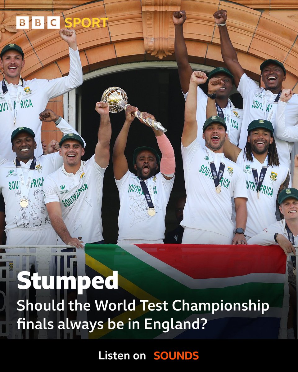 BBCWSSport's tweet image. Is England the natural home for the World Test Championship finals? 🤔
Who can share India🇮🇳's fast bowling burden with Jasprit Bumrah?
Plus, hear about a #DayforThorpey with @MindCharity
Listen to #BBCStumped 🎧 bbc.co.uk/programmes/w3c…
#BBCCricket