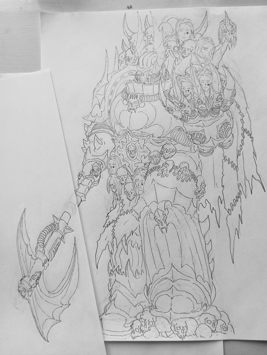 s0ulafein's tweet image. Commission WIP: Night Lord
#WarhammerCommunity #warhammer40k #WarhammerArt #warhammer #SpaceMarine #spacemarine2