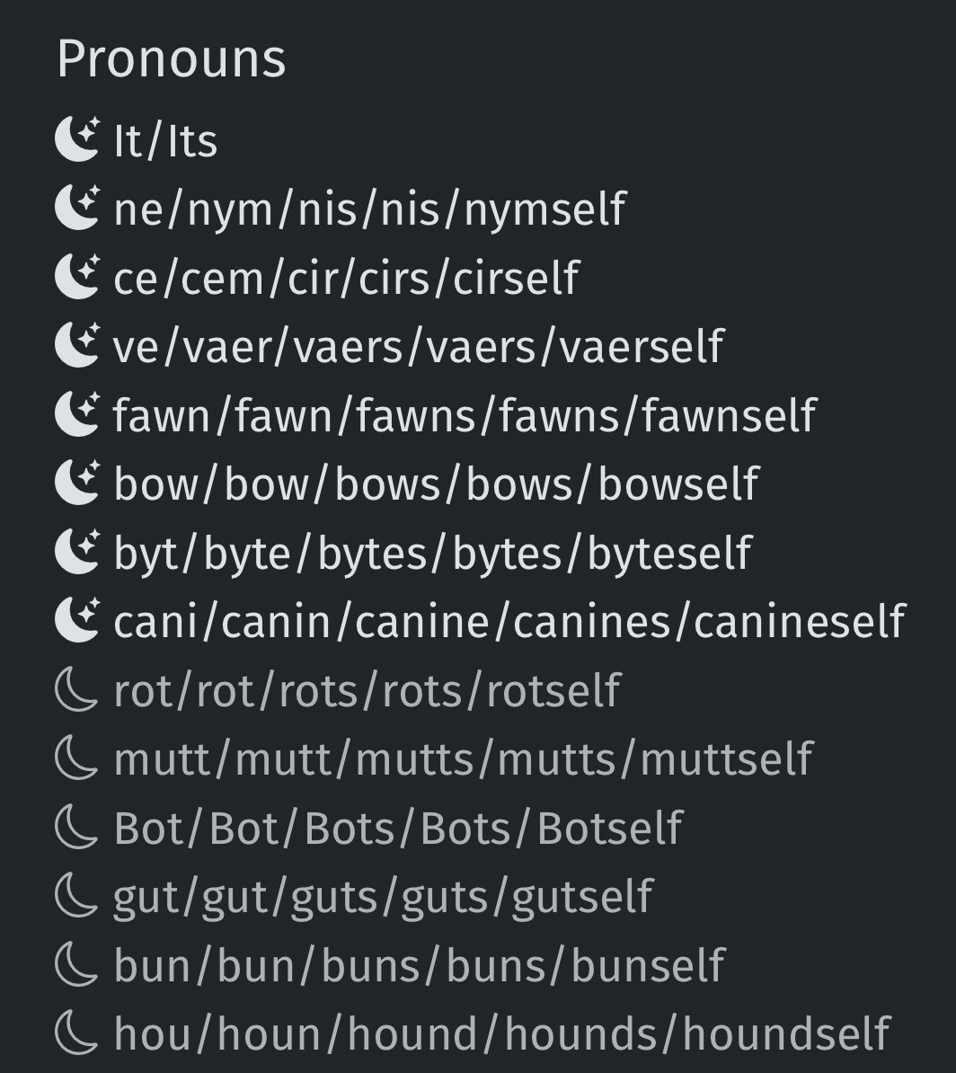 NO1SE_ETERNiTY's tweet image. ── .✦ PINNED/INTRO
⋆˚꩜。 Riley or Obsidian , 16 y/o
✎ᝰ. It/Nym/Cem + other prns
ᯓ★ heavily t4t tris gaybian
ᯓ★ check sp in bio 4 dni + more
#proqueertwt #dwtwt