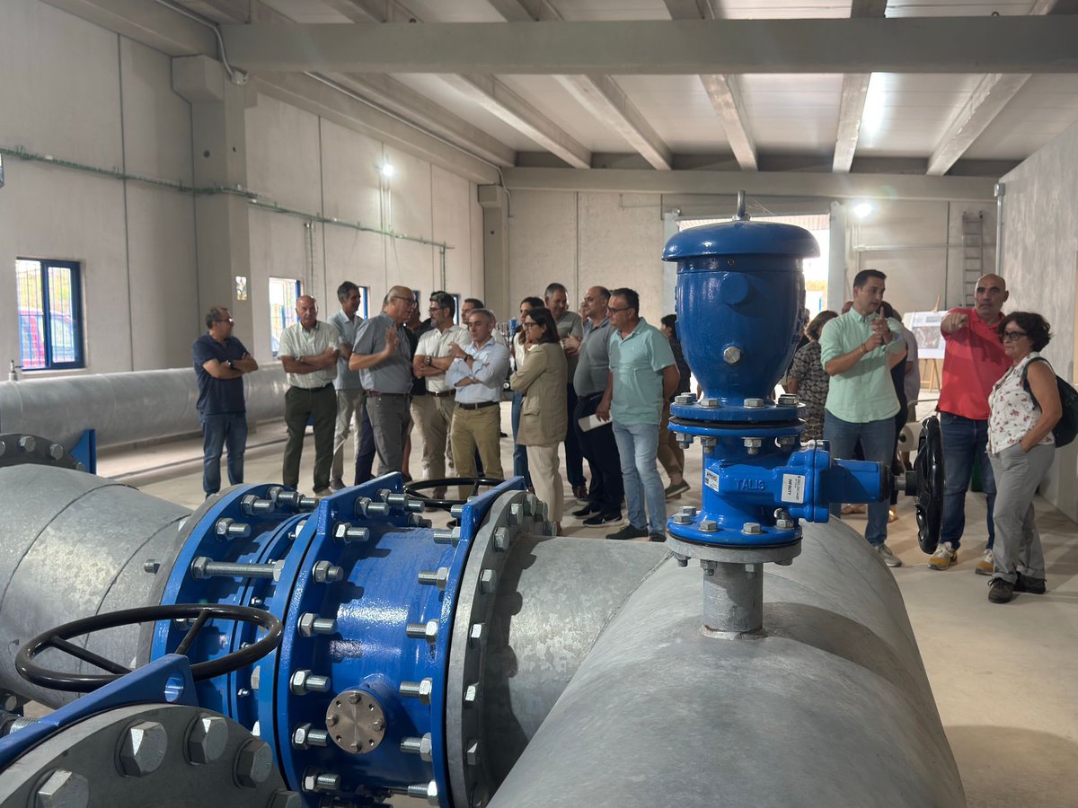 🛠️💧 El vicepresidente Salvador Marín asiste a la inauguración de las obras de modernización de regadíos de la Comunidad de Regantes Massalet de Carlet.