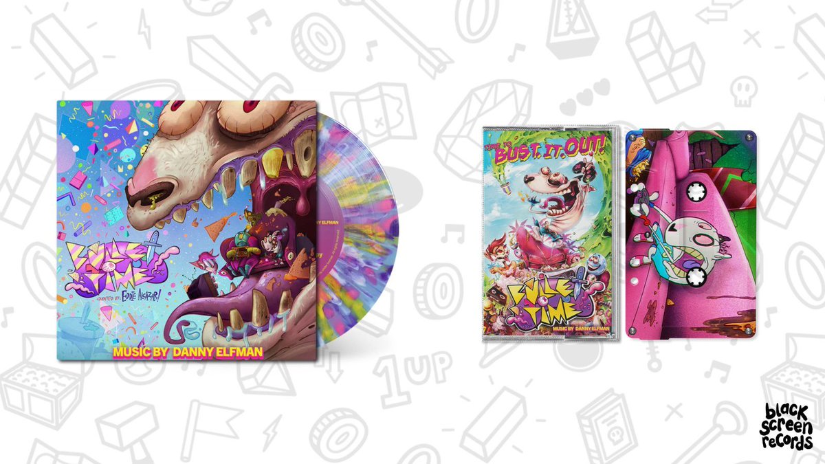 blackscreenrec's tweet image. Warp back to the 90s weirdness!👾
The pulse-pounding soundtrack to Eddie Alcazar's "Bullet Time" (inspired by classic 90s cartoons) is hitting vibrant 7" vinyl and tape via @waxworkrecords! Immerse yourself in new tracks by Danny Elfman!
Grab it here:
blackscreenrecords.com/collections/bu…