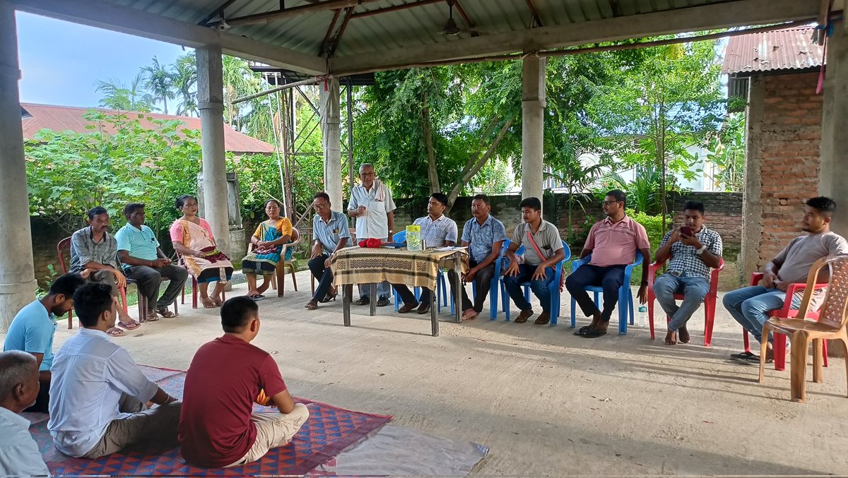 AugustineEnghee's tweet image. Booth committee formation at Kheroni Nepali Basti - a significant step towards grassroots empowerment and community mobilization. Strengthening local leadership, one booth at a time! 
#GrassrootsPolitics #BoothLevel