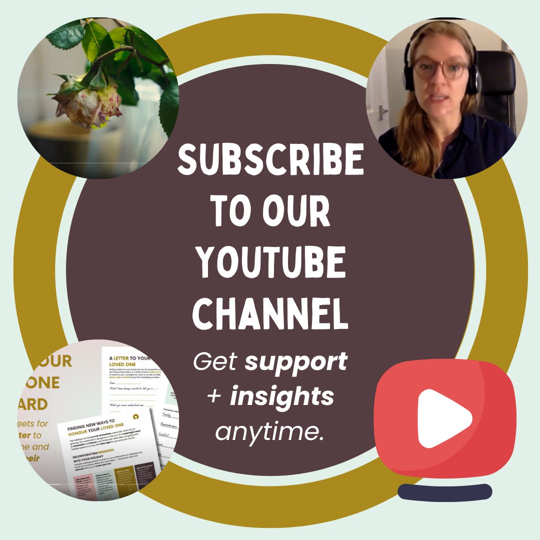 🎥 Want helpful grief support videos straight to your feed?

Subscribe to our YouTube channel for meditations, expert talks, and stories that may help you or someone you care about.

Hit the bell to subscribe 🔔 bit.ly/3GOnbf4 

#SubscribeNow #GriefSupport