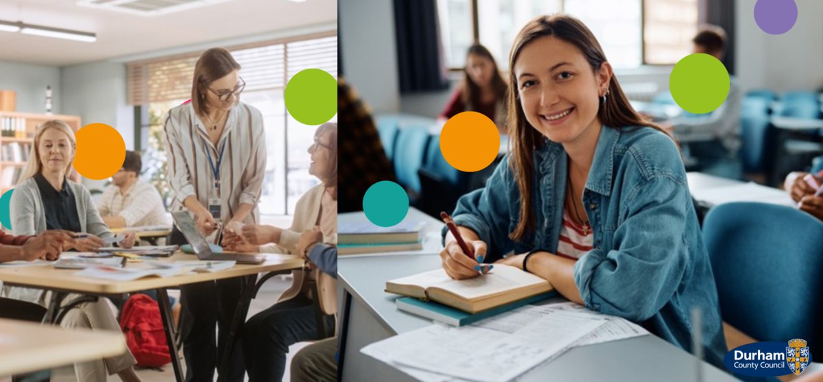 DurhamCouncil's tweet image. Don&apos;t forget DurhamLearn has Maths and English courses available that are a great way to build confidence, improve skills and get a nationally recognised qualification if you wish. You can choose from classroom based learning, distance learning, or blended learning which is a…