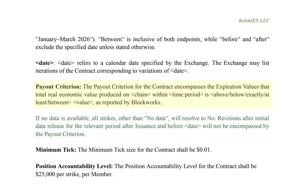 JasonYanowitz's tweet image. REV prediction markets are now live on Kalshi.
Cool to see our data used in official CFTC contracts.