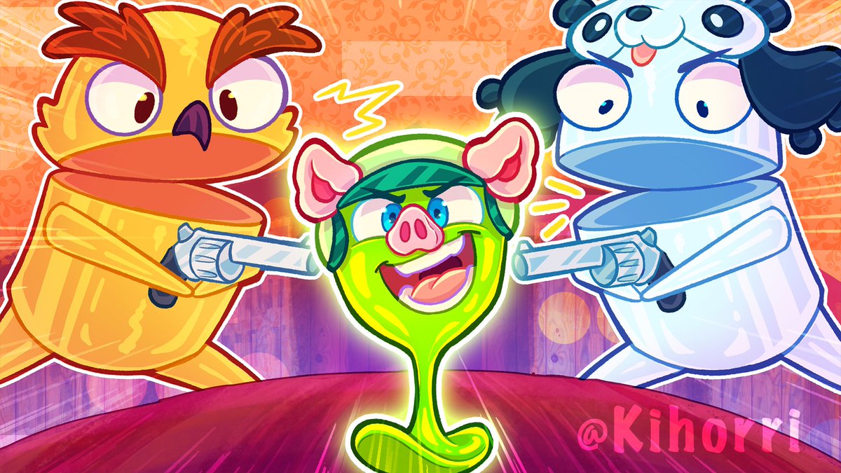 Kihorri's tweet image. I'm back in the fvcking building again as @I_AM_WILDCAT's thumbnail artist! β¨