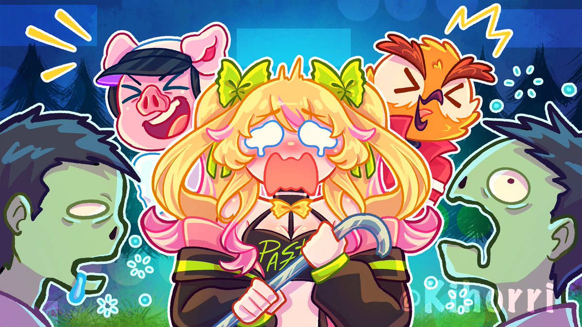 Kihorri's tweet image. I'm back in the fvcking building again as @I_AM_WILDCAT's thumbnail artist! β¨