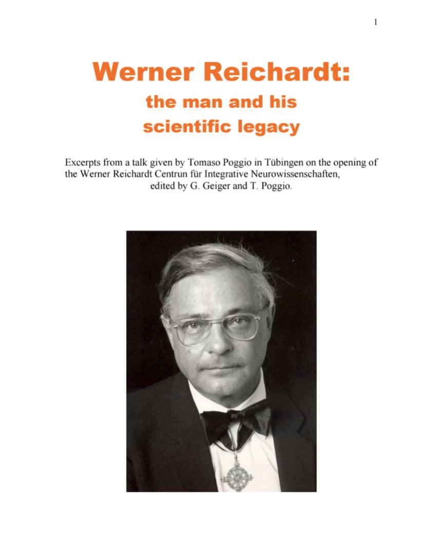 Nima Dehghani (@neurovium) on Twitter photo What an absolutely cool person!
I was reading about the history of computational neurophysiology and <a href="/MPICybernetics/">Max Planck Institute for Biological Cybernetics</a> and came across this: Tommy Poggio on Werner Richardt (founder of Max Planck Institute for Biological Cybernetics <a href="/MPICybernetics/">Max Planck Institute for Biological Cybernetics</a> )
dspace.mit.edu/bitstream/hand… What an absolutely cool person!
I was reading about the history of computational neurophysiology and <a href="/MPICybernetics/">Max Planck Institute for Biological Cybernetics</a> and came across this: Tommy Poggio on Werner Richardt (founder of Max Planck Institute for Biological Cybernetics <a href="/MPICybernetics/">Max Planck Institute for Biological Cybernetics</a> )
dspace.mit.edu/bitstream/hand…