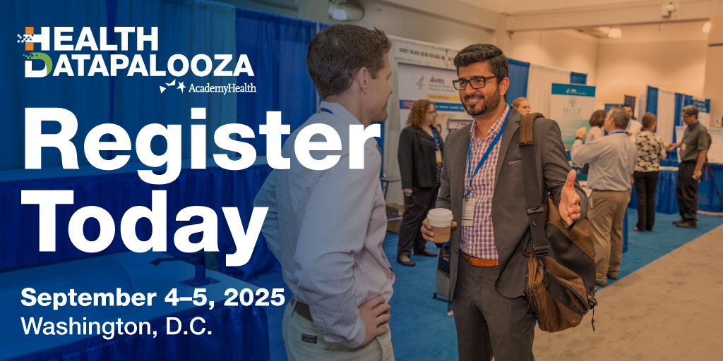 AcademyHealth's tweet image. What does real innovation in health care look like? Why is it so hard to implement? And how do we fix it? We’re diving into these questions and more at #hdpalooza this September 4-5. Join the conversation: buff.ly/Mgsdctq