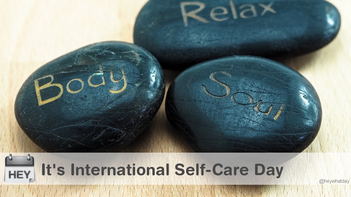 HeyWhatDay's tweet image. It's International Self-Care Day!
#SelfCareDay#InternationalSelfCareDay #WorldSelfCareDay