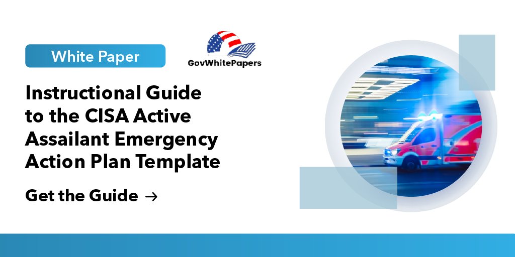 GovWhitePapers (@govwhitepapers) on Twitter photo 🚨 When seconds matter, preparation saves lives. Use <a href="/CISAgov/">Cybersecurity and Infrastructure Security Agency</a>’s Active Assailant EAP Guide to build a clear, coordinated #emergencyresponse plan for your organization. Access the guide: ow.ly/Ex2b50Wq5Uj 🚨 When seconds matter, preparation saves lives. Use <a href="/CISAgov/">Cybersecurity and Infrastructure Security Agency</a>’s Active Assailant EAP Guide to build a clear, coordinated #emergencyresponse plan for your organization. Access the guide: ow.ly/Ex2b50Wq5Uj