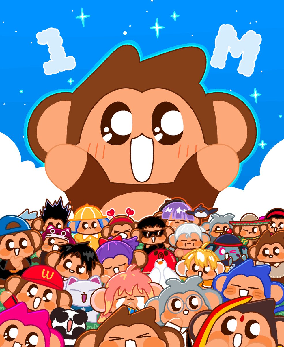 ChimpersHQ's tweet image. Chimpers just hit 1 million followers on TikTok!
We’re proud to be onboarding the next wave of fans to web3.
