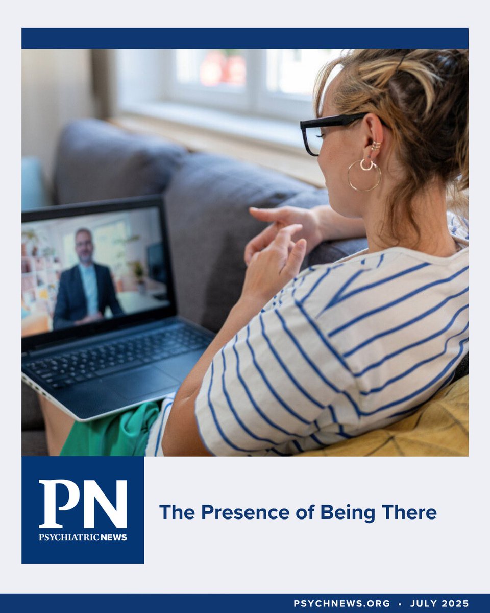 PsychiatricNews's tweet image. EDITOR'S DESK | Do we really “show up” when logging in? Is a virtual connection anything but a “virtual” connection? Do we multitask or are we distracted? ow.ly/bz5550Wj5Qq