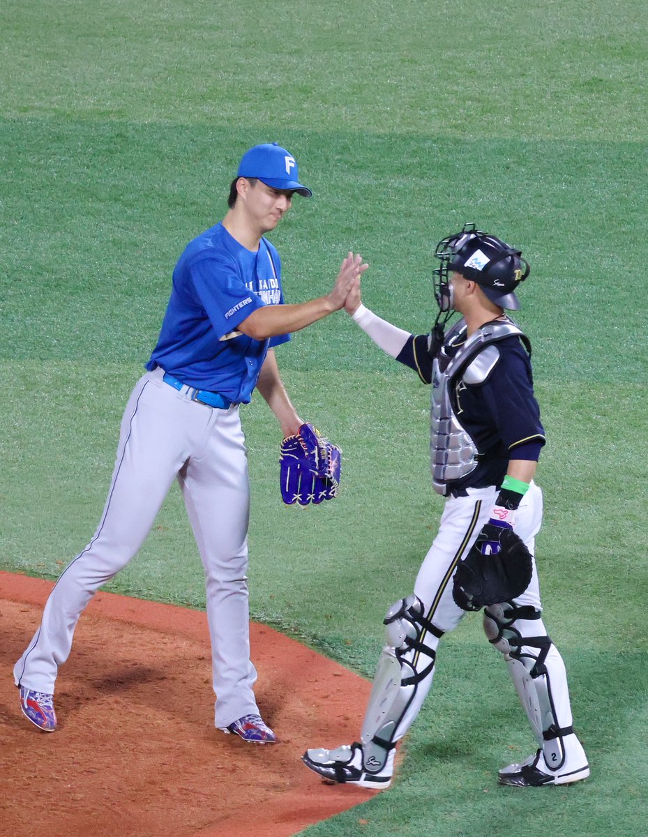 __o01843's tweet image. たつわかバッテリー？
2イニングお疲れ様でした👍🏻
 #若月健矢  #Bs2025 
 #達孝太  #lovefighters