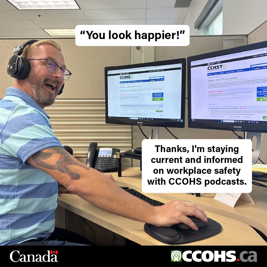 CCOHS's tweet image. #SelfCare can be as simple as taking a walk in nature, remembering to hydrate, or listening to your favourite podcast. #InternationalSelfCareDay #CCOHSpodcasts #YouLookHappier ow.ly/3E7a50WtEyz