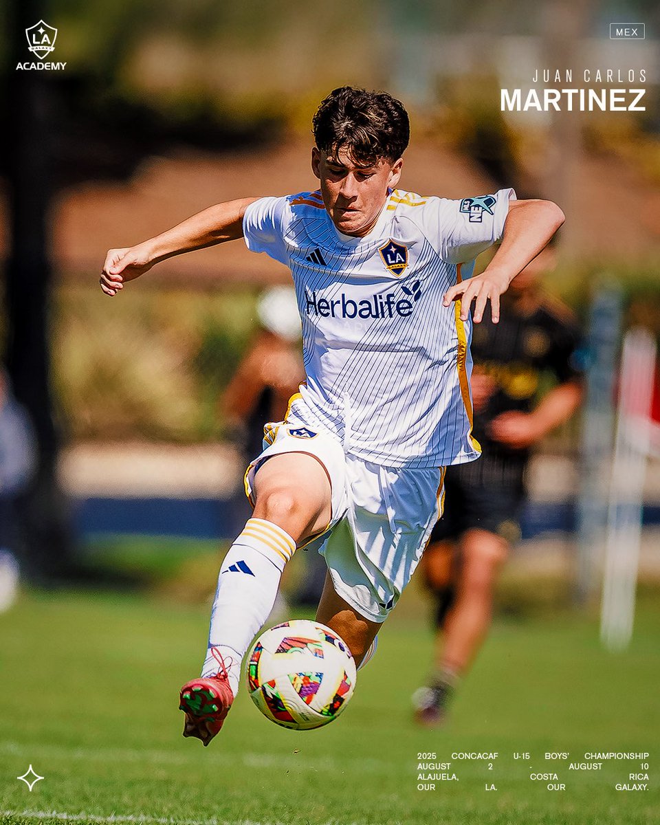 For club and country 🇺🇸 🇲🇽 

LA Galaxy Academy forward Ikenna Chidebe (United States) and midfielders Vicente Garcia (United States) and Juan Carlos Martinez (Mexico) have all been called up by their respective countries for the 2025 Concacaf U-15 Boys’ Championship to be played