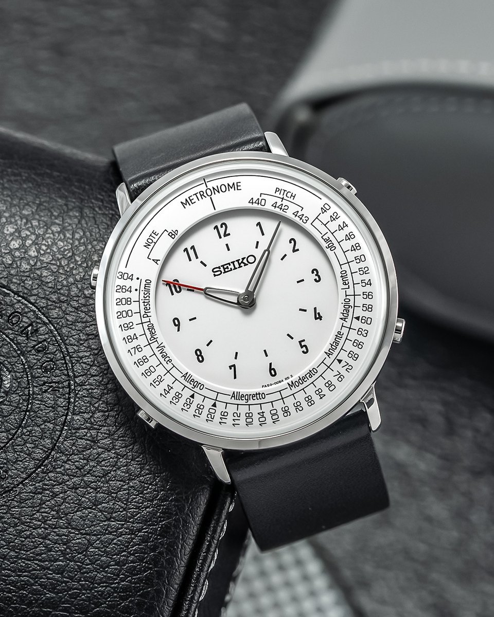 baldassarreted's tweet image. Today, we’re taking a look at one of Seiko’s quirkiest models with the Metronome SMW006A. This watch combines classical dress watch styling with the unexpected introduction of a fully functioning metronome, equipped with a dancing minutes hand that bounces between 10 and 2…