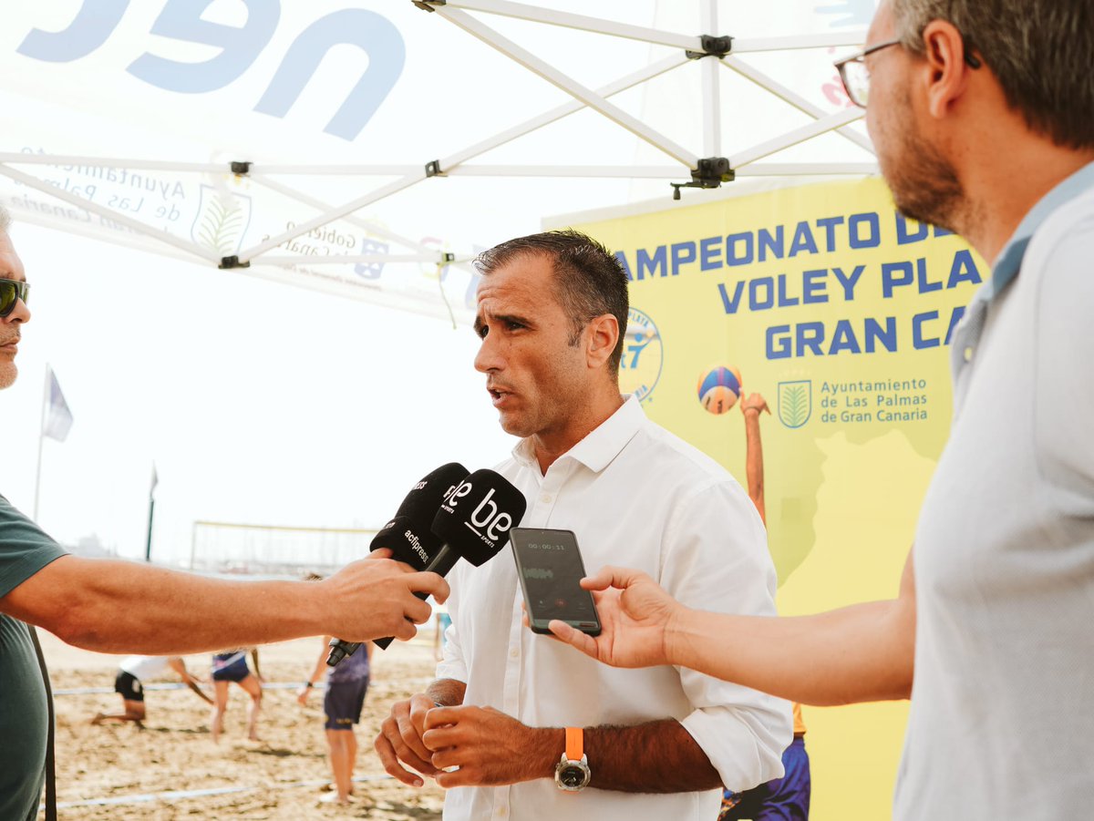 🏐Campeonato de España Sub‑21 de Vóley Playa en Las Palmas de Gran Canaria

📅 1–3 agosto 
📍 Playa de Las Alcaravaneras
#DeporteCanario #VóleyPlaya #Sub21