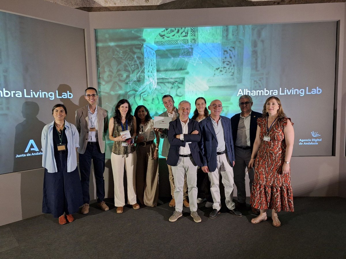 📍 Esta semana se celebró el evento de inicio del proyecto Alhambra Living Lab. En Libelium formamos parte del desarrollo del primer #GemeloDigital de la #Alhambra para monitorizar, gestionar y conservar este patrimonio único con tecnología sostenible 🤝