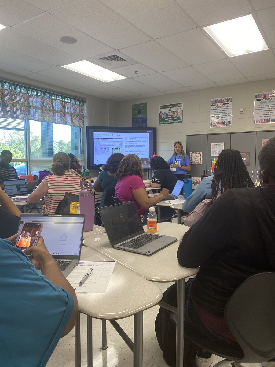 NCCAWBL's tweet image. Learning about ParentSquare @ Teach For Tomorrow. #T4Tunlockthemagic
#T4T2025
#Ncsachieves