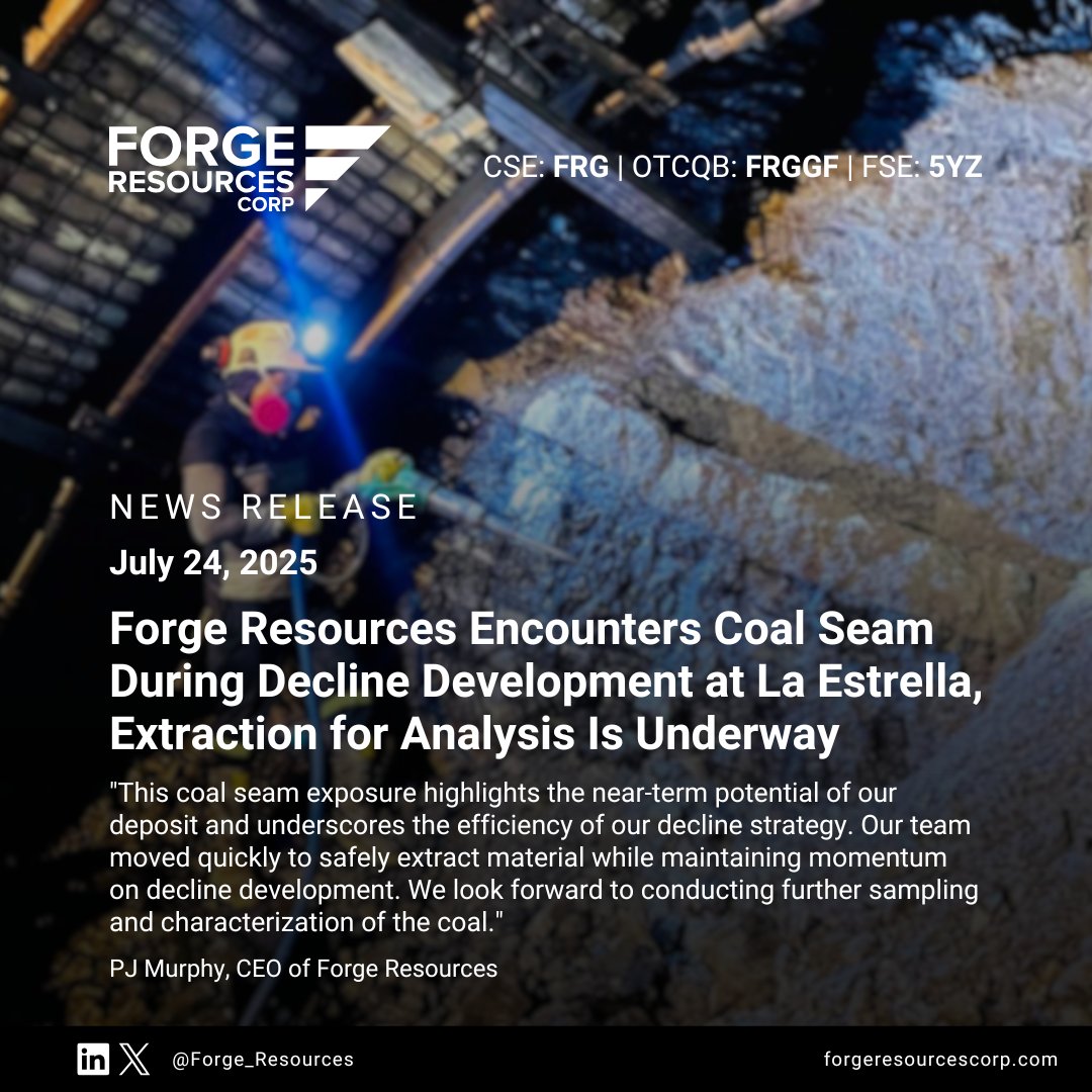 Forge Resources Corp (CSE:FRG | OTCQB: FRGGF) tweet media