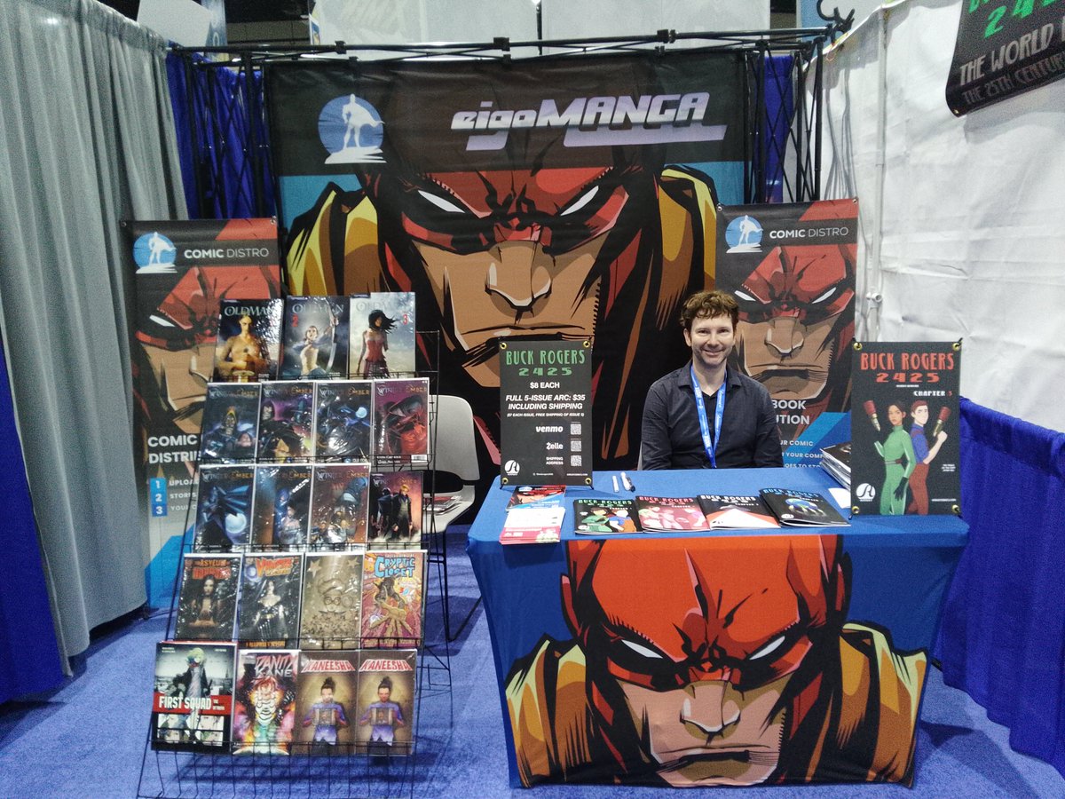 Visit our San Diego Comic-Con booth #1531! Meet Robert Beaucage, creator of Buck Rogers 2425 comic series!