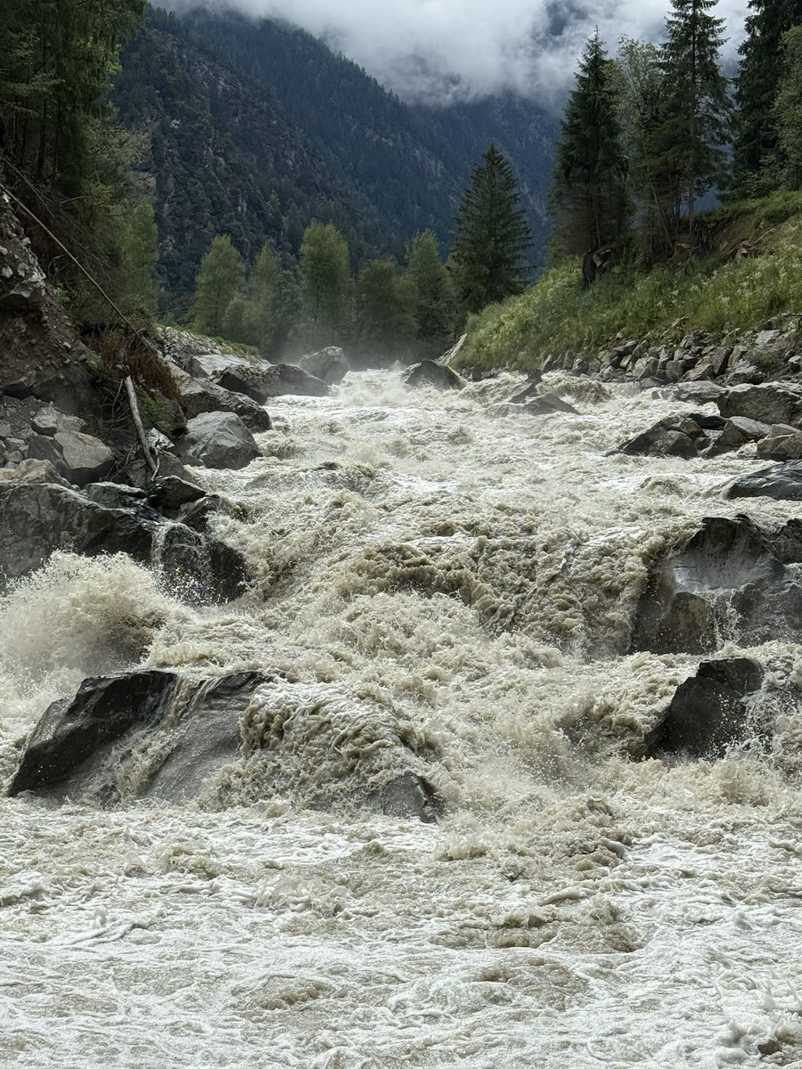 Die Ötztaler Ache, ein eindrücklicher Wildfluss.