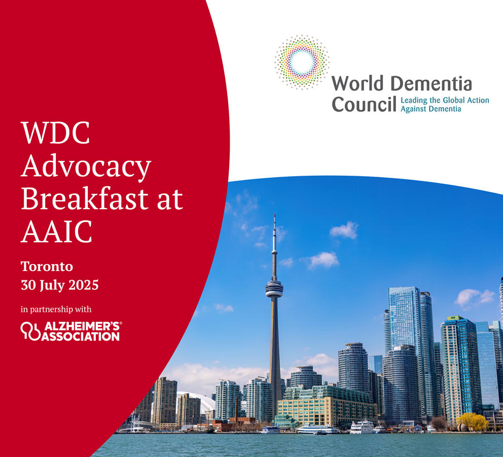 WorldDementia's tweet image. Coming soon at #AAIC25: The World Dementia Council, in partnership with the @alzassociation, hosts “From Discovery to Delivery: Advocacy in the Treatment Era” on 30 July. We’ll explore advocacy’s crucial role in translating science to real-world change. bit.ly/3GUFjEk