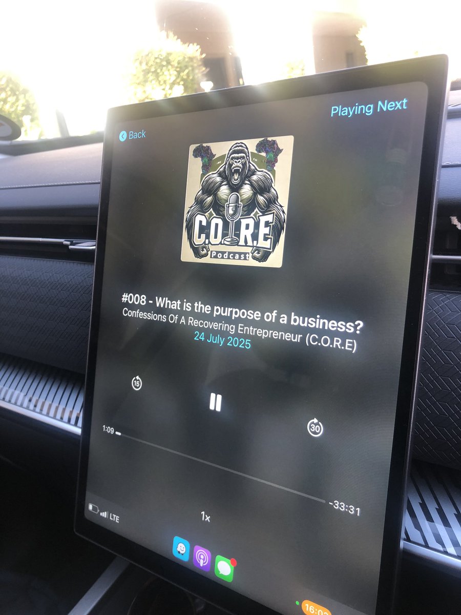 yongama's tweet image. New episode out
#008 — What is the purpose of business
podcasts.apple.com/za/podcast/con…
#C_O_R_E_Podcast