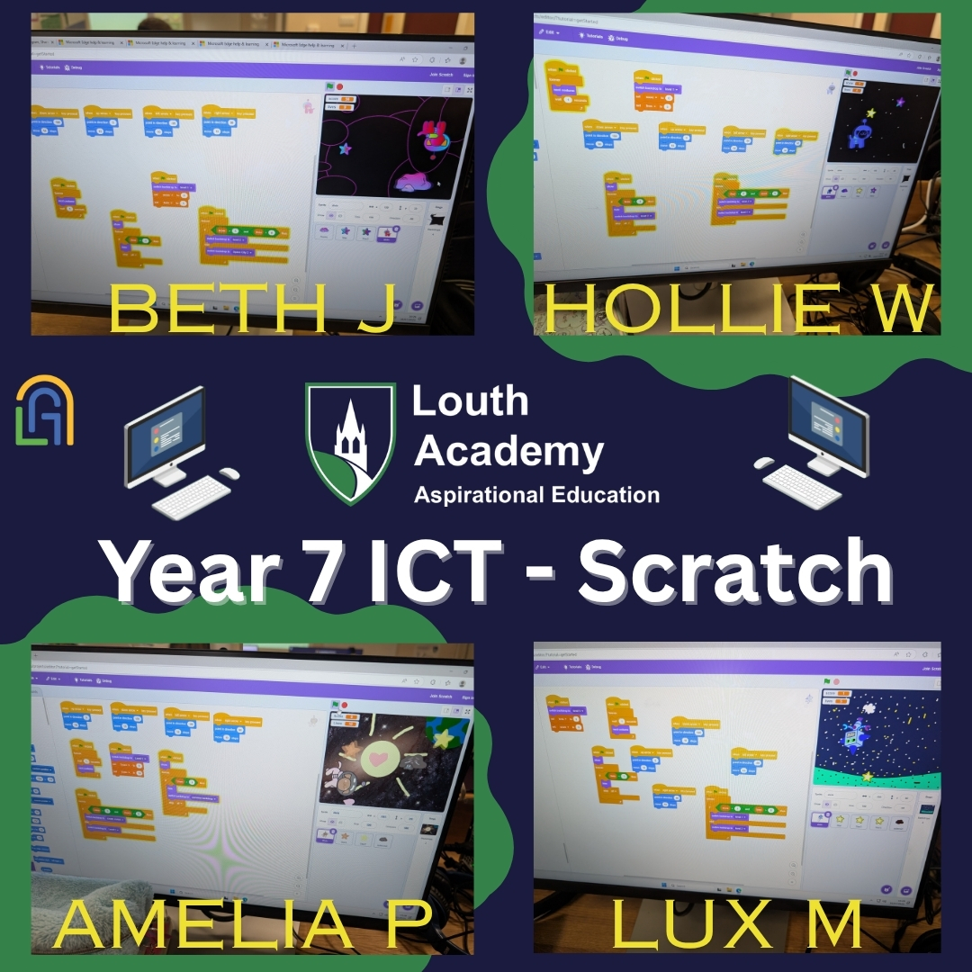 LouthAcademy's tweet image. Huge well done to our Year 7 students for their fantastic programming work this term! They've tackled key programming concepts and produced some brilliant examples.