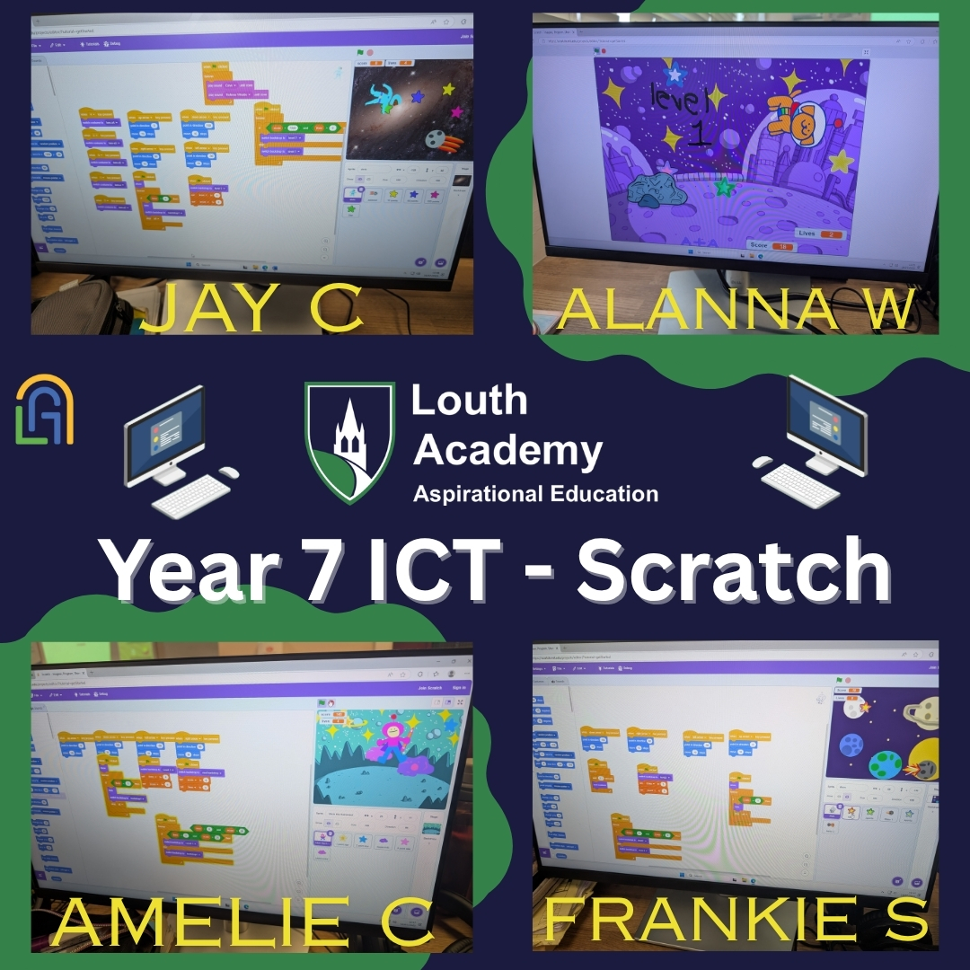 LouthAcademy's tweet image. Huge well done to our Year 7 students for their fantastic programming work this term! They've tackled key programming concepts and produced some brilliant examples.