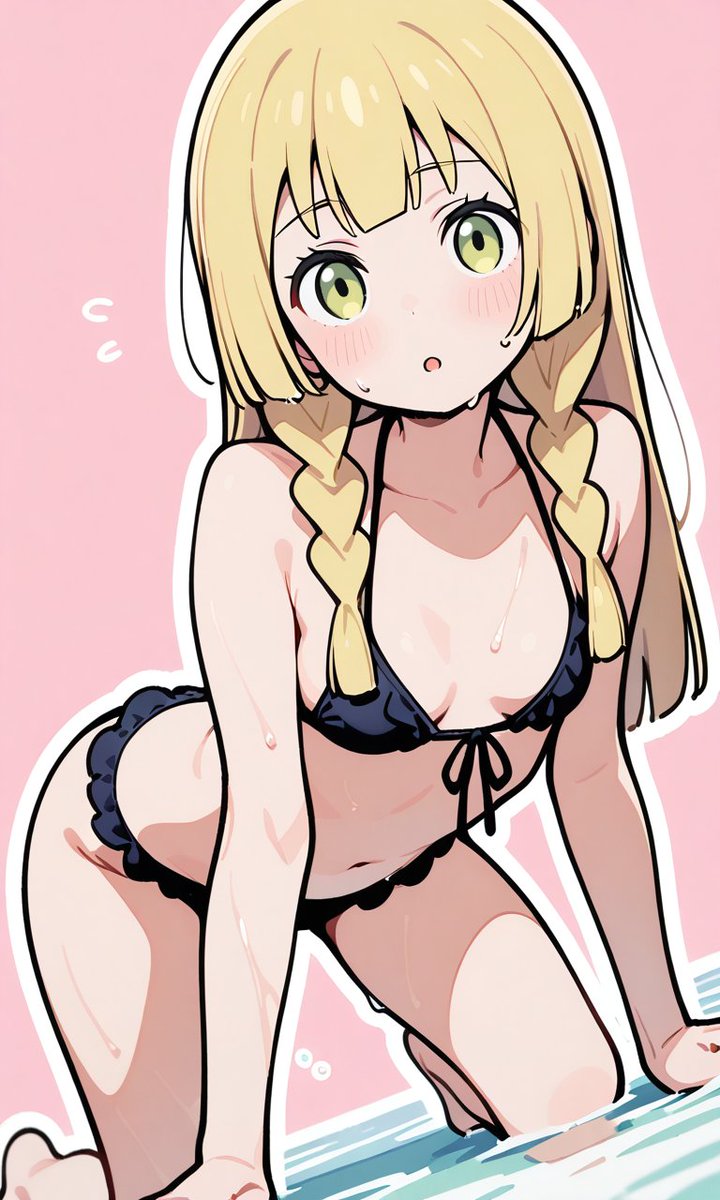 kaibashira4080's tweet image. おはリーリエ（黒）