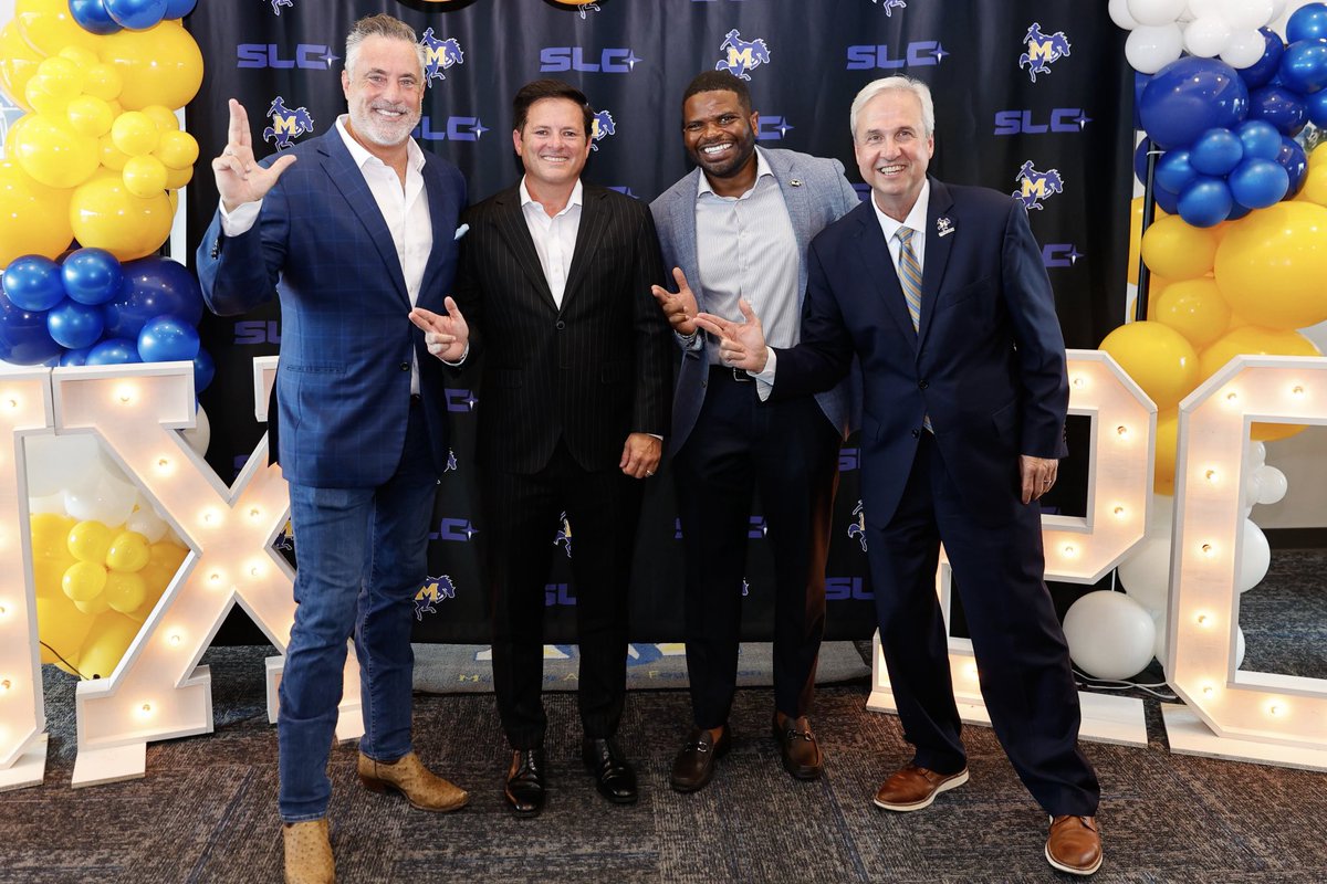 HSchroyer's tweet image. Navarre Stadium ushers in a NEW Era for McNeese Football and McNeese Athletics! Thank you to Ryan and his family for their unwavering commitment to McNeese and SWLA! #NewEra #Geauxpokes