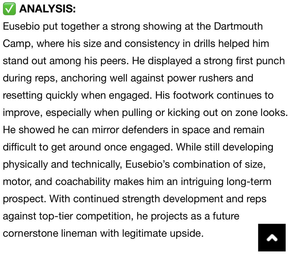 Armani Eusebio (@armanieusebio) on Twitter photo Thank you <a href="/sixstarfootball/">Six Star Football | PLUS+</a> for the write up!!! Blessed and ready to continue working! <a href="/DartmouthFTBL/">Dartmouth Football</a> <a href="/coachkeithclark/">Keith Clark</a> <a href="/grayson_kline/">Grayson Kline</a> <a href="/Spiva55/">Travis Spiva</a> <a href="/LawrenceBl83397/">New Blustein Recruiting</a> <a href="/ahspatfootball/">American Heritage Football</a> <a href="/D2Dperformance/">Mike Smith</a> Thank you <a href="/sixstarfootball/">Six Star Football | PLUS+</a> for the write up!!! Blessed and ready to continue working! <a href="/DartmouthFTBL/">Dartmouth Football</a> <a href="/coachkeithclark/">Keith Clark</a> <a href="/grayson_kline/">Grayson Kline</a> <a href="/Spiva55/">Travis Spiva</a> <a href="/LawrenceBl83397/">New Blustein Recruiting</a> <a href="/ahspatfootball/">American Heritage Football</a> <a href="/D2Dperformance/">Mike Smith</a>