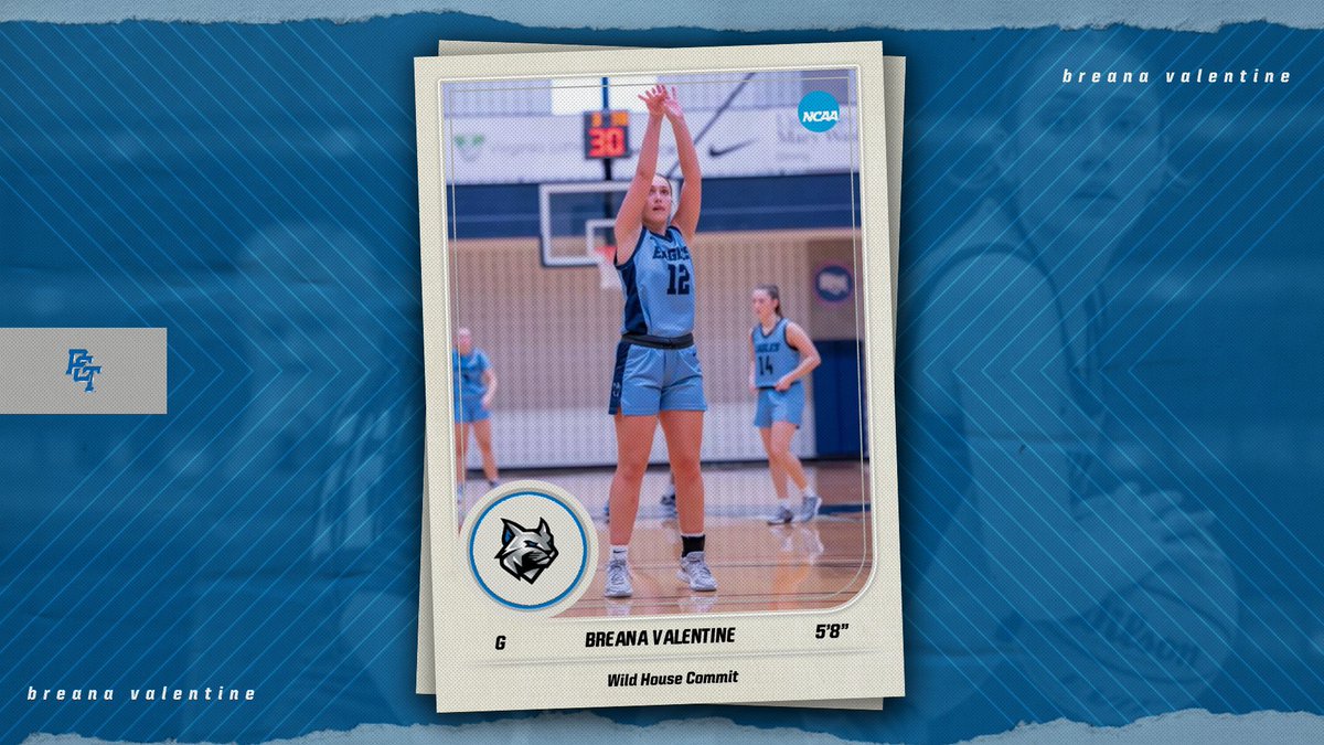 🚨ROSTER ALERT: INCOMING TRANSFER. Breana Valentine is officially locked in as the newest member of our Wild House 💥 🐾
 
📝 5’8”| Guard
📍 Fairfield, PA
🏫 Fairfield High School/ Mary Washington
📚 Pre- Dental Hygiene