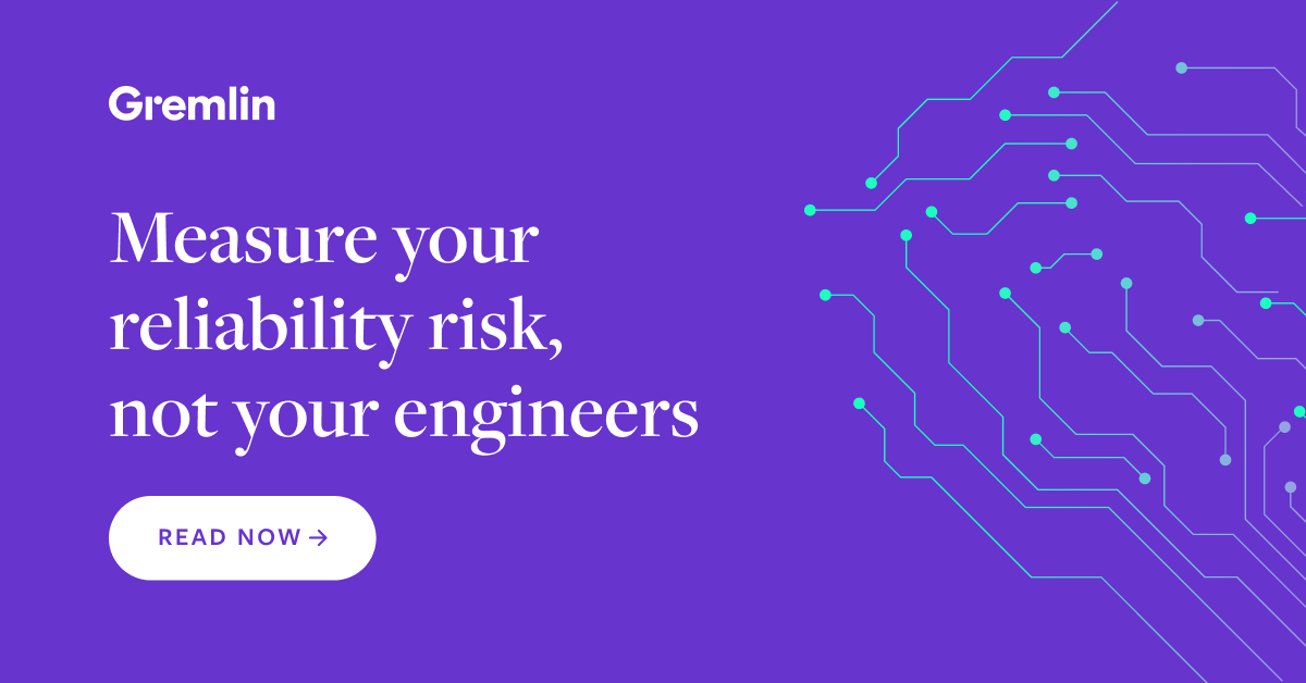 Do you know the current reliability risk of your systems? Do you know right now how your services will react to common failures like a dependency going down? 📉

Read more in our latest post:  hubs.la/Q03yBSSV0