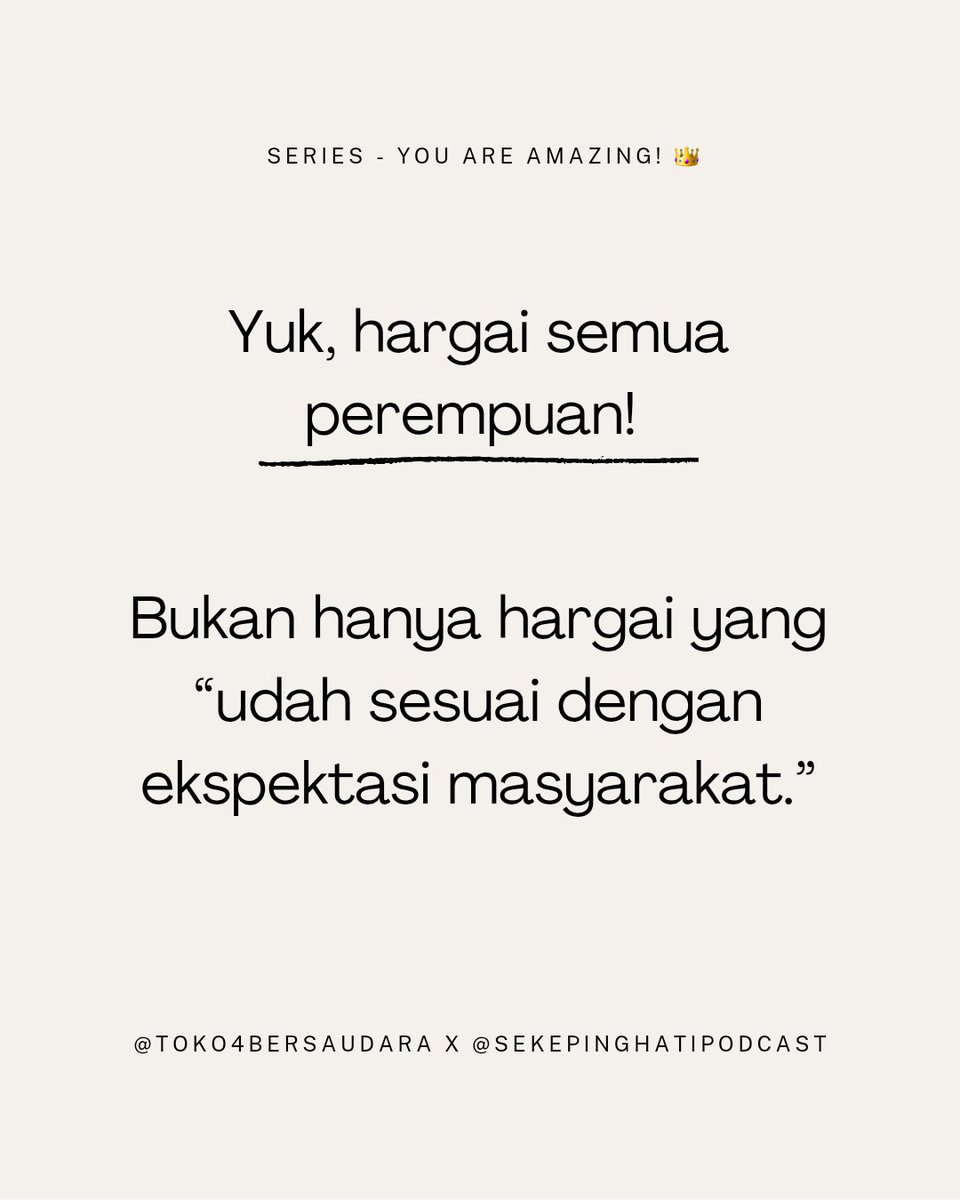 sekepinghatii_'s tweet photo. Kamu sering ditanya ‘kapan nikah’? Gimana rasanya? Cerita di sini yuk, kamu gak sendirian 🤗🥰
.
Series "You are Amazing!" - @sekepinghatii_ x @toko4bersaudara https://t.co/vCbct46o7Q