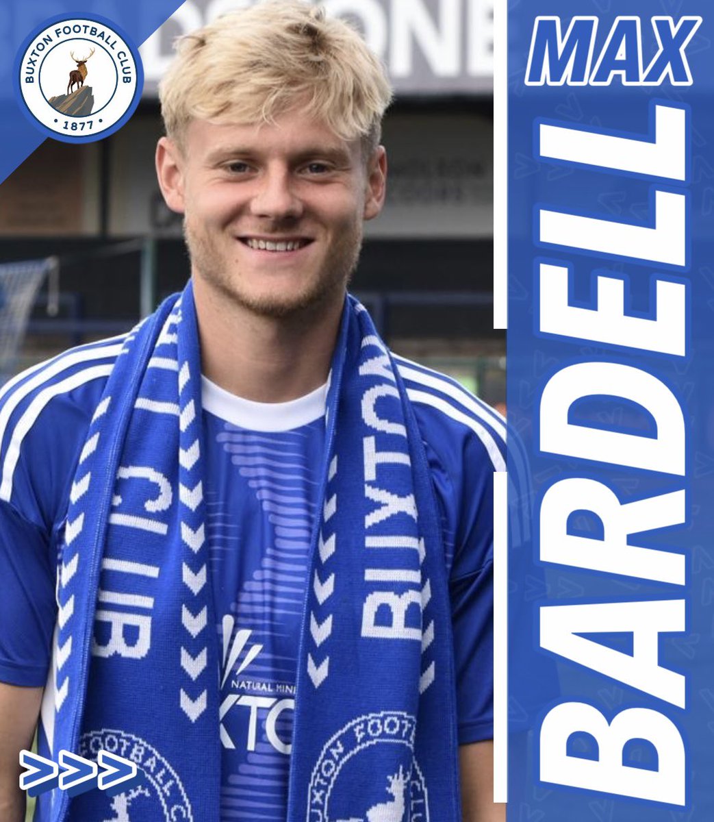 Buxton Football Club (@buxton_fc) on Twitter photo โญ๏ธ Max Bardell is our newest Buck!
The 22-year-old centre-half joins us after spending six years with <a href="/dcfcofficial/">Derby County</a>.
He spent last season on loan with <a href="/AFCFylde/">AFC Fylde</a> in the <a href="/NL_Enterprise/">Enterprise National League</a>.
Welcome to the Bucks, Max! ๐ค
#WelcomeMax | #TeamBuxton โญ๏ธ Max Bardell is our newest Buck!
The 22-year-old centre-half joins us after spending six years with <a href="/dcfcofficial/">Derby County</a>.
He spent last season on loan with <a href="/AFCFylde/">AFC Fylde</a> in the <a href="/NL_Enterprise/">Enterprise National League</a>.
Welcome to the Bucks, Max! ๐ค
#WelcomeMax | #TeamBuxton