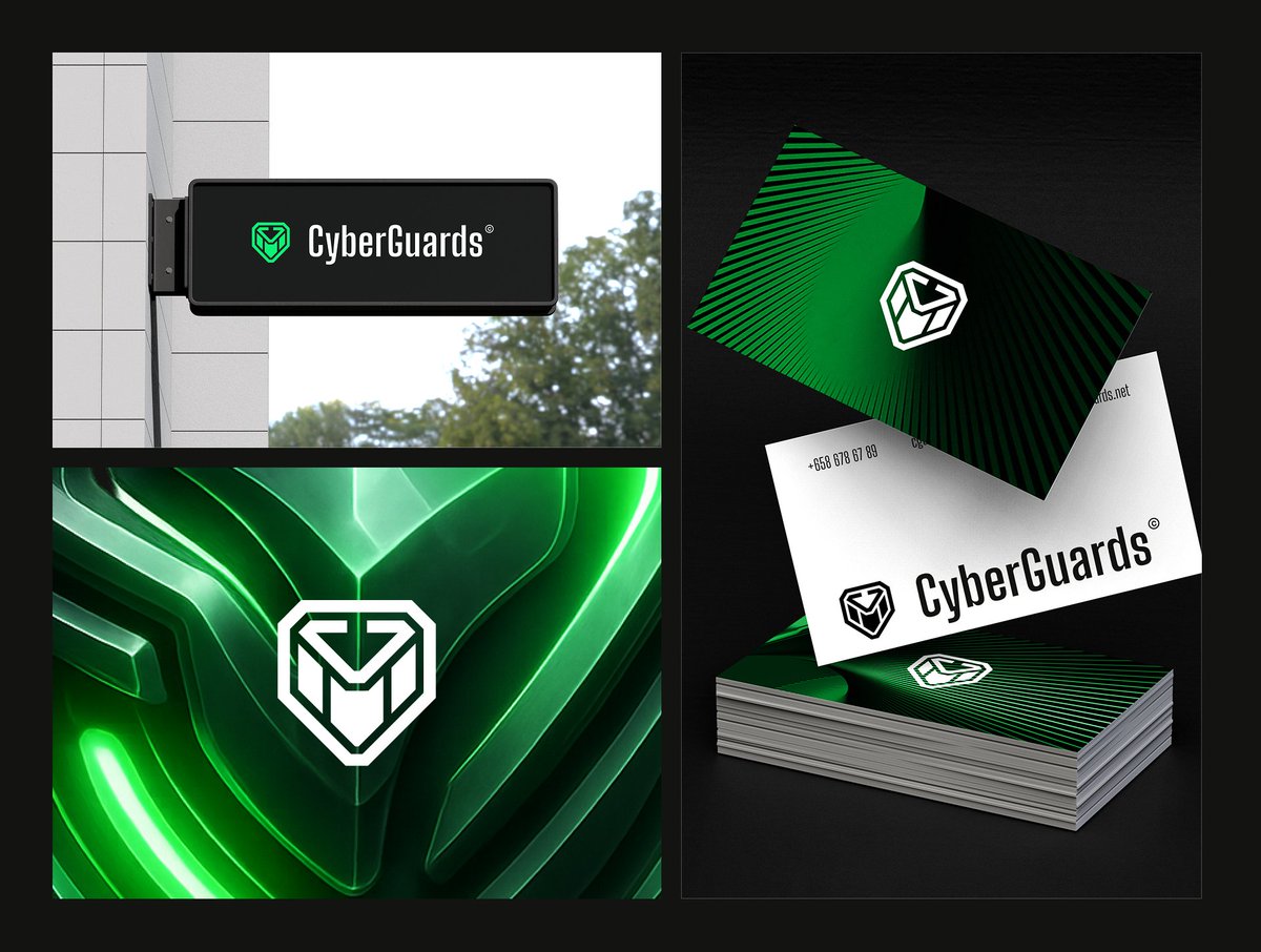 New Branding Project:
CyberGuards is a Web3 Security Partner.
They stop scams, protect data, and help build trust.

The challenge: show honesty and protection in a world full of scams.

The solution: clear strategy, positioning, and visuals built on trust, clarity, and tech.