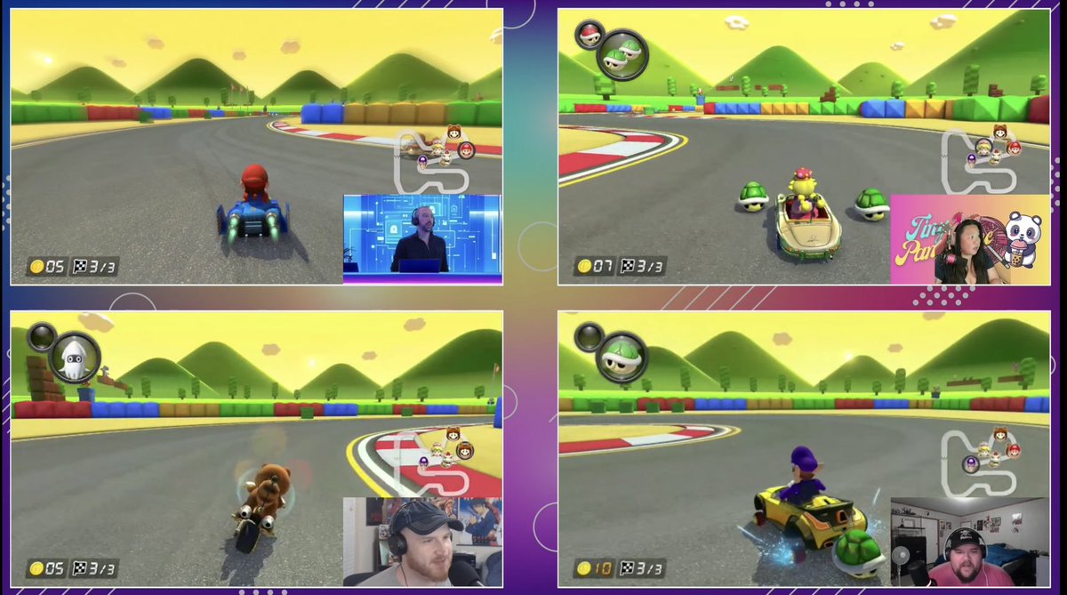 PandaSub2000's tweet image. I wanted to bring back that feeling of playing games with your friends on one TV set.
As well as invite the chat to play right along with us.
We had an amazing night and we’re just getting started. More guests. More games. With YOU!
Thanks for making last night so much fun! 🥳