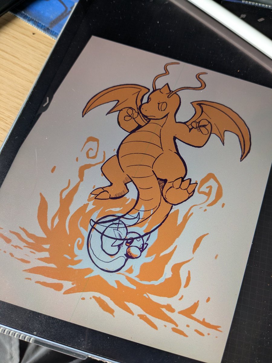 Found this ooooold unfinished Dragonite in my drafts
Should I finish it?(And maybe the mega too?)