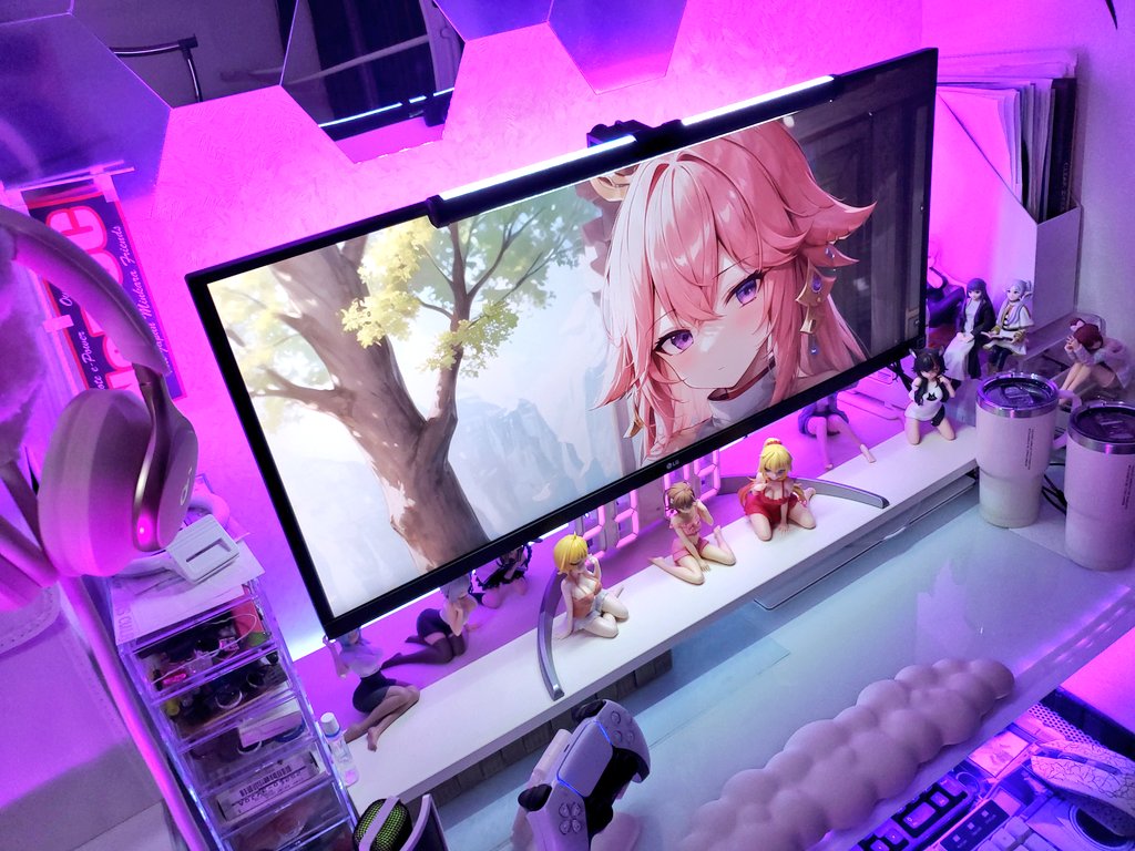 SSugoiyan's tweet image. 今日は八重神子ちゃん( *´艸｀)
部屋のカラーはこの色でしょ(*´∀｀*)
#desksetup