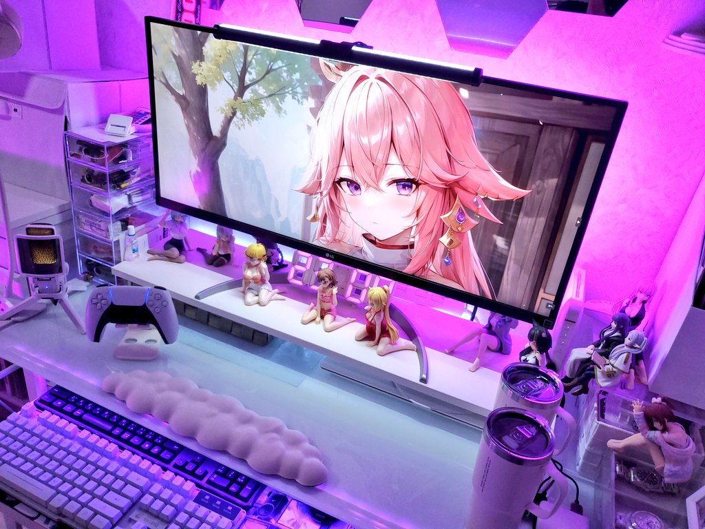 SSugoiyan's tweet image. 今日は八重神子ちゃん( *´艸｀)
部屋のカラーはこの色でしょ(*´∀｀*)
#desksetup