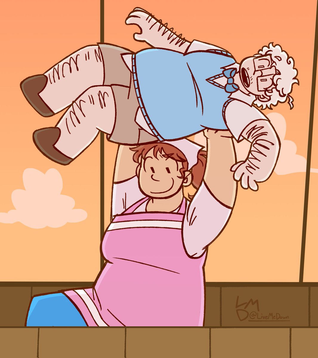 LiveMeDown's tweet image. God I love their dynamic... Throw his ass
