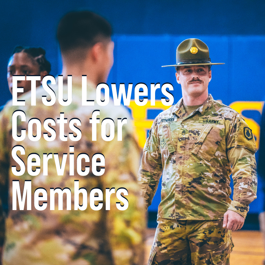 🎖️ Starting this fall, active-duty military students at ETSU will pay no more than $250 per credit hour. Know someone serving and thinking about college? Share this post. 

etsu.edu/etsu-news/2025…

#ETSU