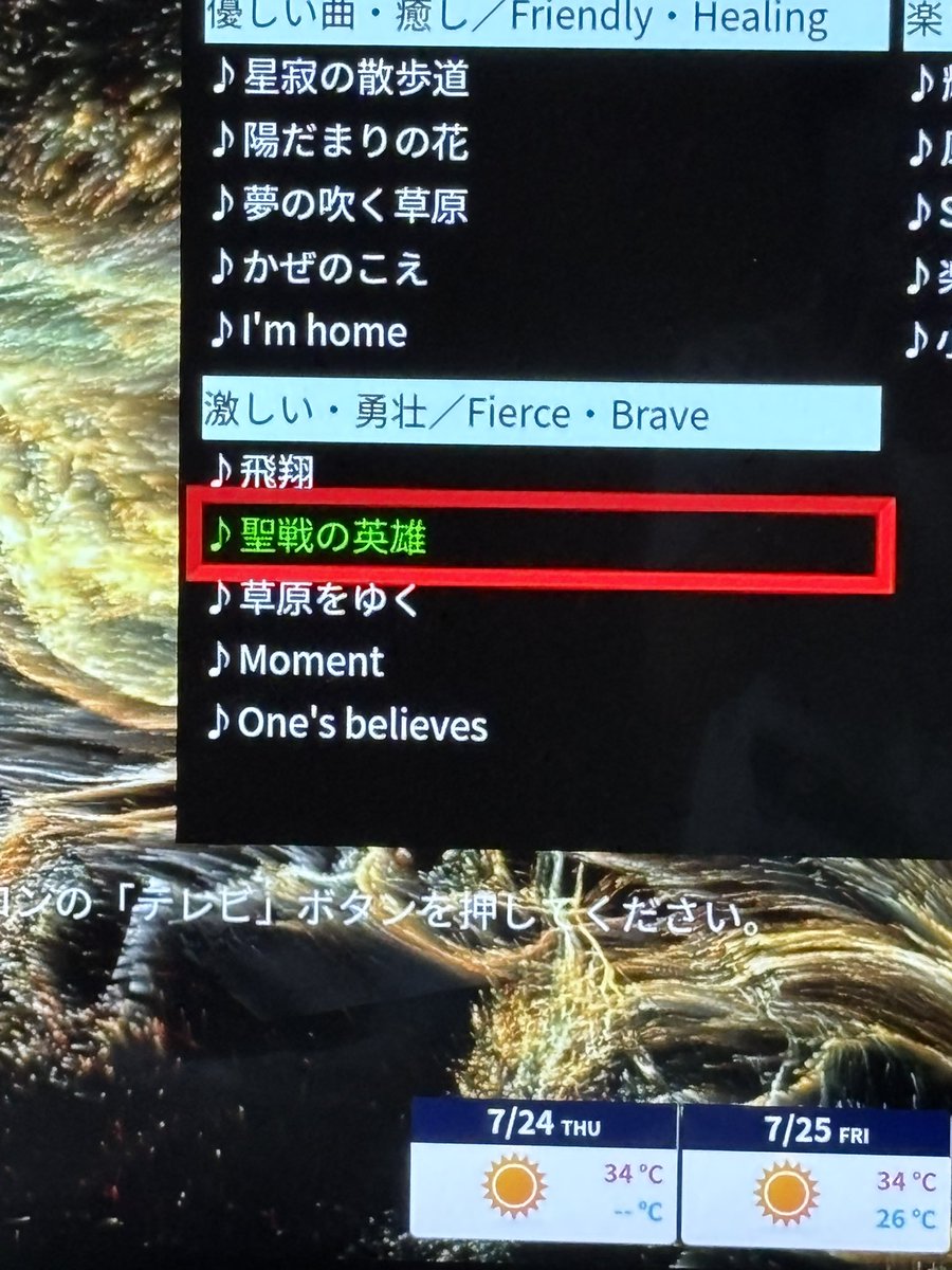 no_rishio's tweet image. どう考えてもホテルの部屋の環境音として流すためのBGMではなくて爆笑して目が覚めた😂
因みに♪飛翔 はチュートリアルバトルの気配がした「敵を十字キーで選択したらAボタンで攻撃だ!」「いいぞ!その調子だ」とかチュートリアルキャラっぽいこと言いながら遊んでたwww