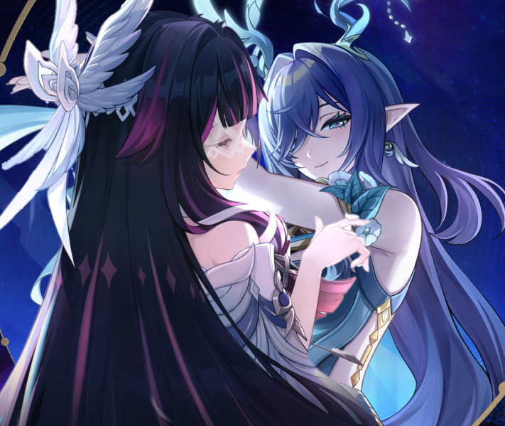 GenshinHSRships's tweet image. So....what do you guys think of this ship ? Lauma is worshipping the moon and Columbina is Mood Maiden
#Columbina #Lauma #GenshinImpact #Genshin